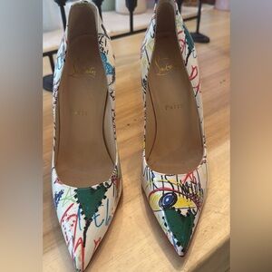 Christian Louboutin Artistic Multicolor Heels